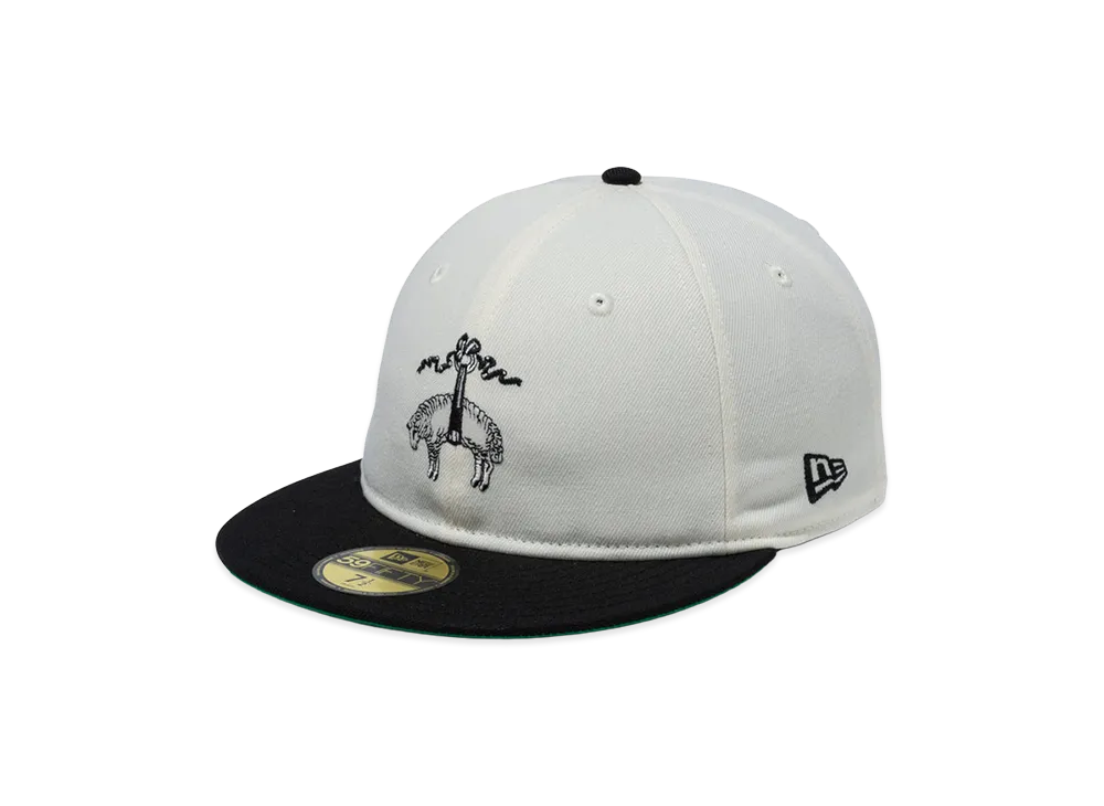 NEW ERA 59Fifty Soft Buckram Brooks Brothers "Chrome/Black"