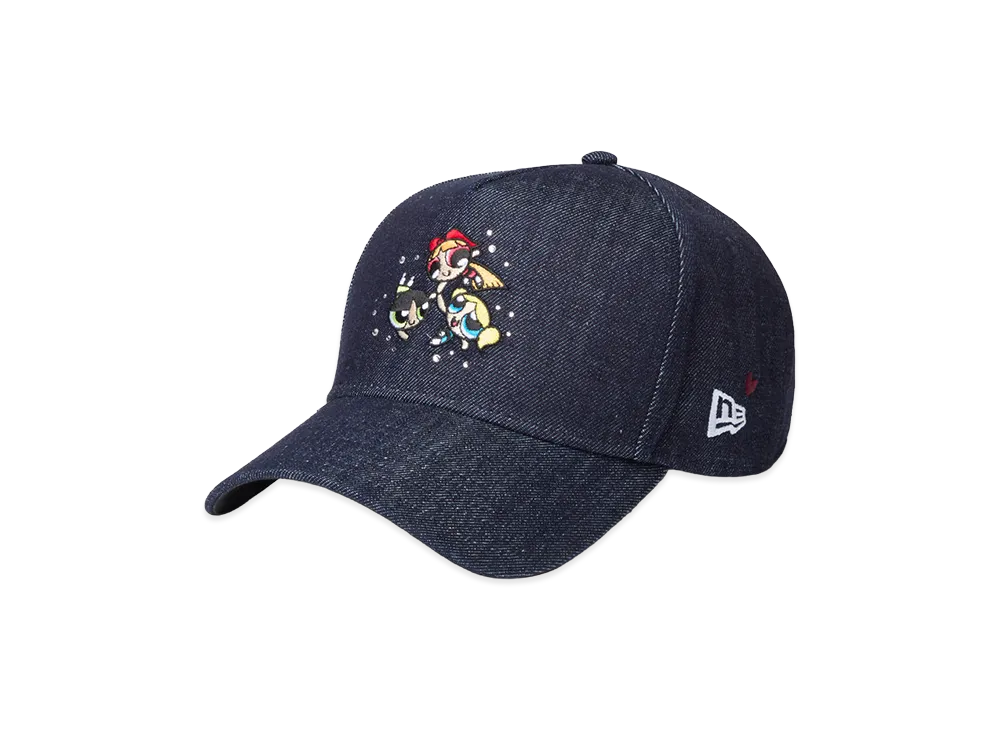 NEW ERA 9Forty A-Frame The Powerpuff Girls Rhinestone "Denim"