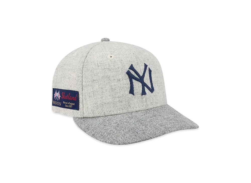NEW ERA PC 59FIFTY Moon New York Yankees Cooperstown "Gray"