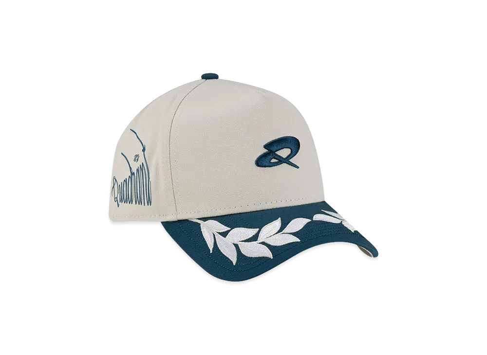 NEW ERA 9FORTY E-Frame Quadrant "Ivory/Green"