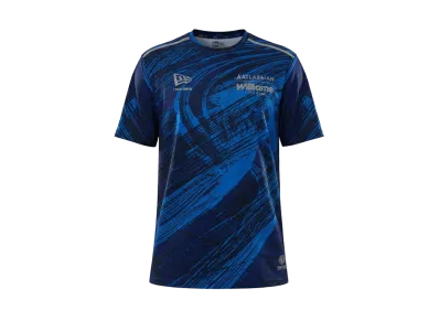 NEW ERA Short Sleeve Tech T-Shirt Atlassian Williams F1 Team All-Over Print "Navy"