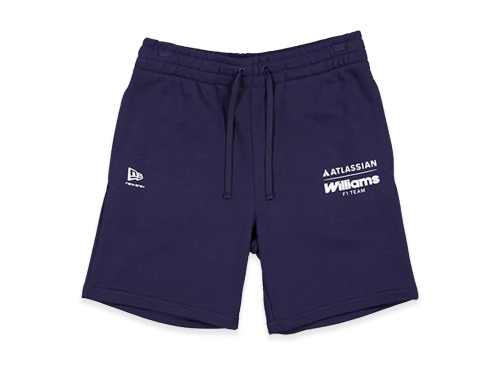 NEW ERA French Terry Shorts Atlassian Williams F1 Team "Navy"