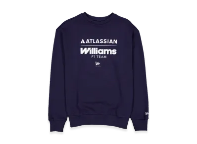 NEW ERA Oversized Knit Sweater Atlassian Williams F1 Team "Navy"