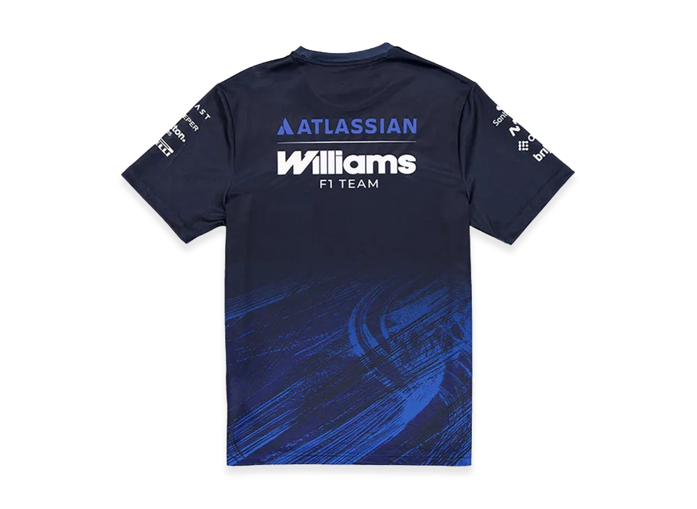 NEW ERA Short Sleeve Tech T-Shirt Atlassian Williams F1 Team "Navy"