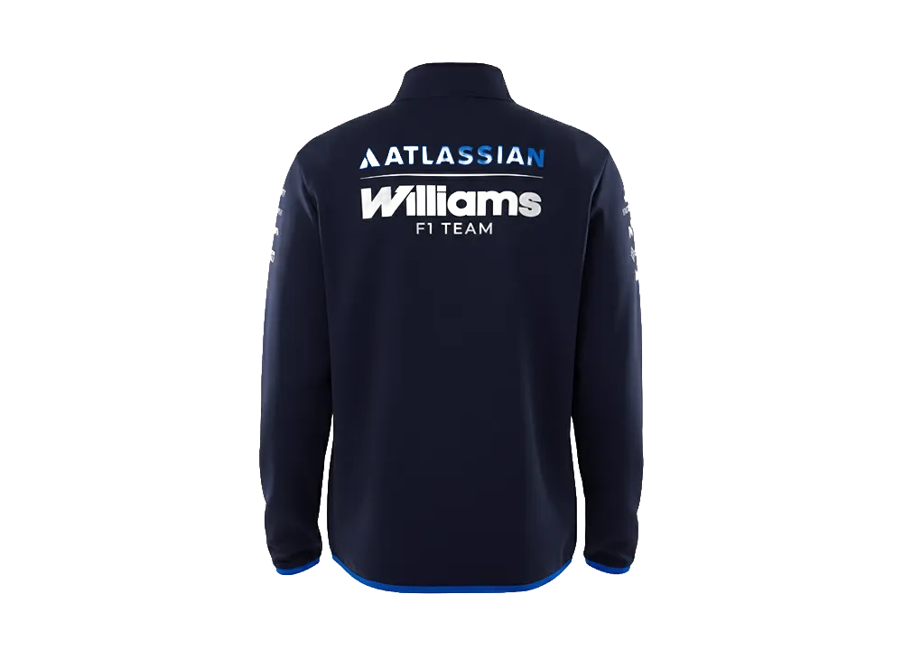 NEW ERA Long Sleeve Mid-Neck T-Shirt Atlassian Williams F1 Team "Navy"