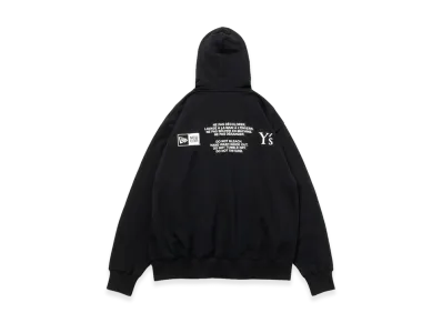 NEW ERA x Y's Sweat Full Zip Hoodie SS26 Stitch Color Word Logo "Black"