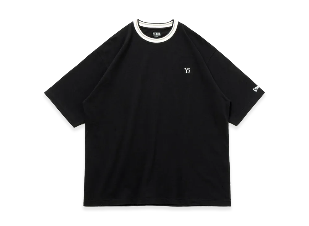 NEW ERA x Y's Short Sleeve Oversized Cotton T-Shirt SS26 Neck Color "Black"