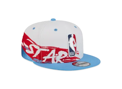 NEW ERA 9Fifty 2026 NBA All-Star Game Brushstroke "Chrome White/Sky Blue"