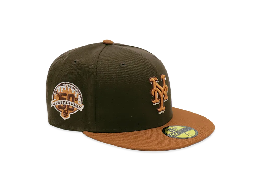 NEW ERA x THE CAP 59Fifty Timberveil New York Mets "Walnut"
