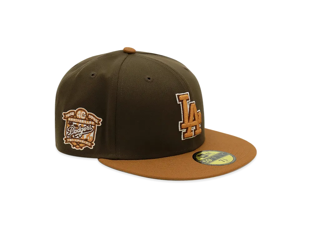 NEW ERA x THE CAP 59Fifty Timberveil Los Angeles Dodgers "Walnut"
