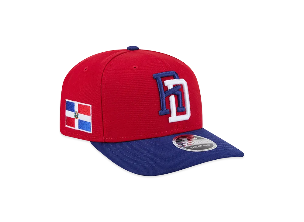 NEW ERA Dominican Republic Baseball 2026WBC World Baseball Classic 9Seventy Adjustable Hat "Red/Blue"