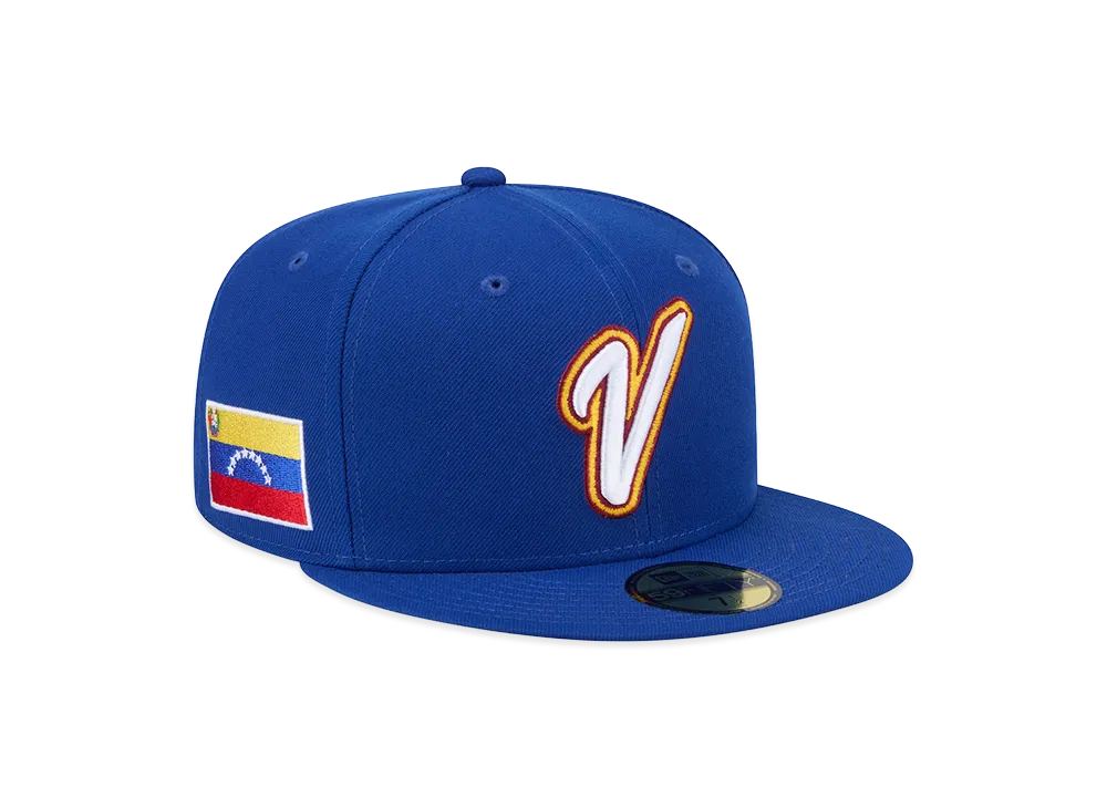 NEW ERA Venezuela Baseball 2026WBC World Baseball Classic 59Fifty Fitted Hat "Royal"