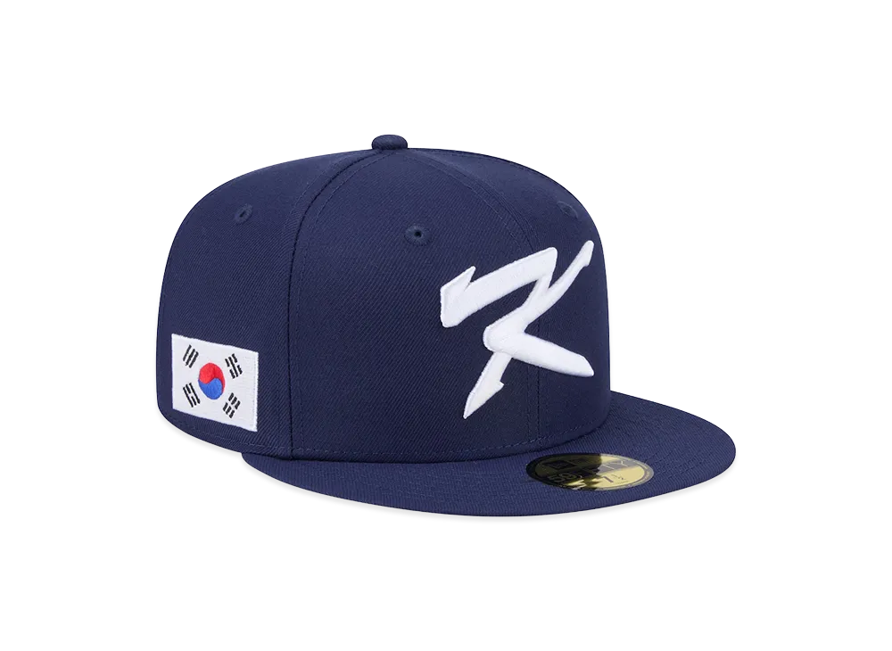 NEW ERA Korea Baseball 2026WBC World Baseball Classic 59Fifty Fitted Hat "Blue"