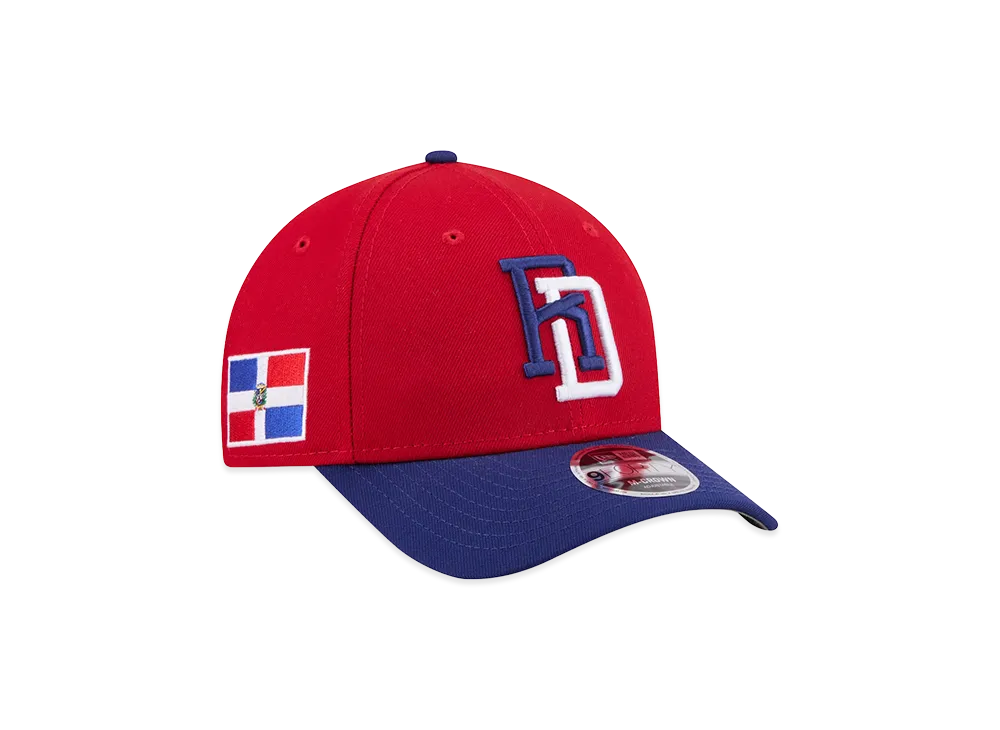 NEW ERA Dominican Republic Baseball 2026WBC World Baseball Classic 9Forty M-Crown Adjustable Hat "Red/Blue"