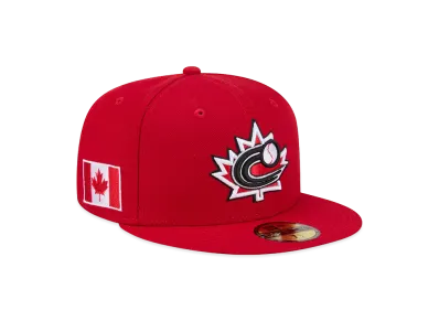 NEW ERA Canada Baseball 2026WBC World Baseball Classic 59Fifty Fitted Hat "Red"