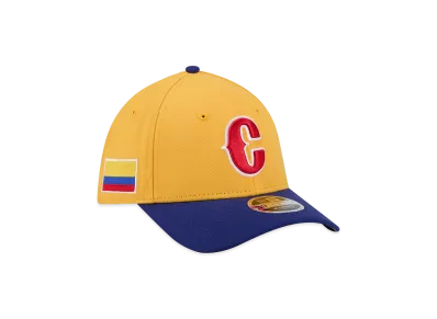 NEW ERA Colombia Baseball 2026WBC World Baseball Classic M-Crown 39Thirty Flex Hat "Yellow/Blue"