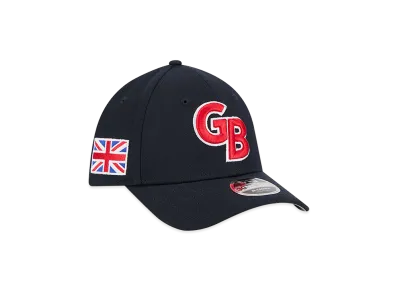 NEW ERA Great Britain Baseball 2026WBC World Baseball Classic M-Crown 39Thirty Flex Hat "Navy"
