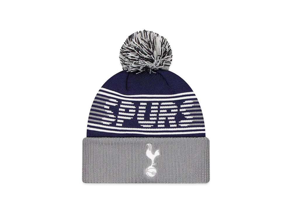 NEW ERA x Premier League Pom Knit Tottenham Hotspur FC "Navy/Gray"