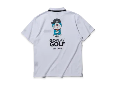 NEW ERA x Doraemon S/S Pique Polo Shirt Go Play Golf "White"