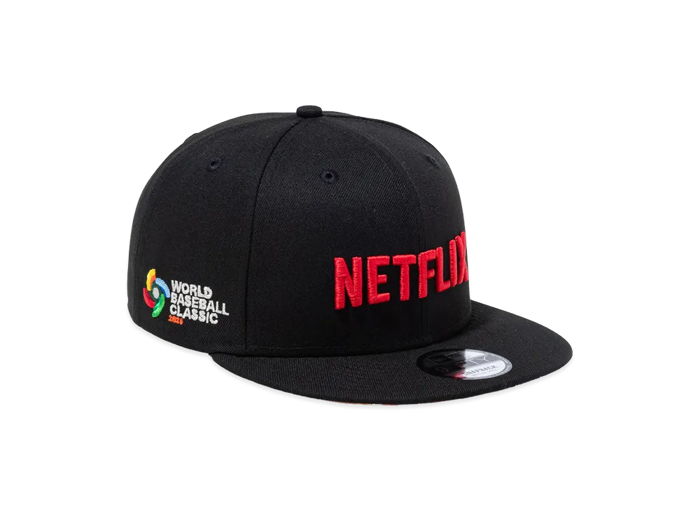 NEW ERA x World Baseball Classic x Netflix 9Fifty Side Logo "Black"