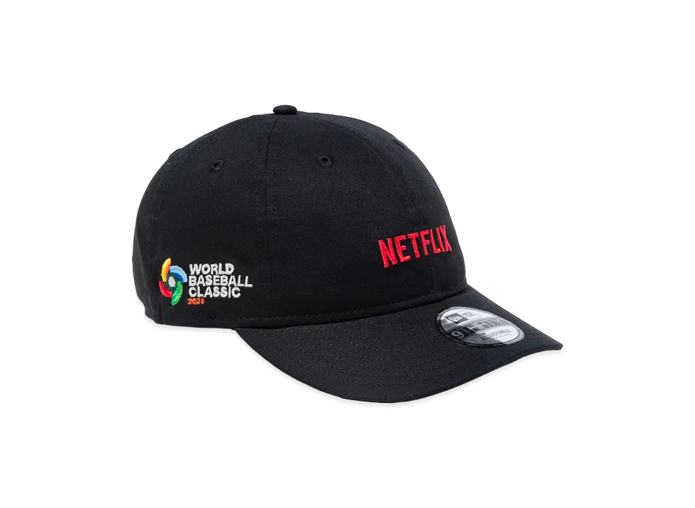 NEW ERA x World Baseball Classic x Netflix 9Thirty Side Logo "Black"