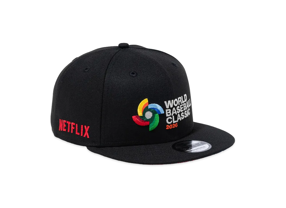 NEW ERA x World Baseball Classic x Netflix 9Fifty Front Logo "Black"