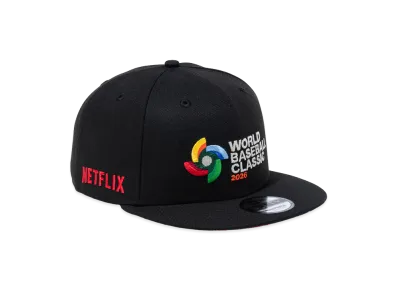 NEW ERA x World Baseball Classic x Netflix 9Fifty Front Logo "Black"