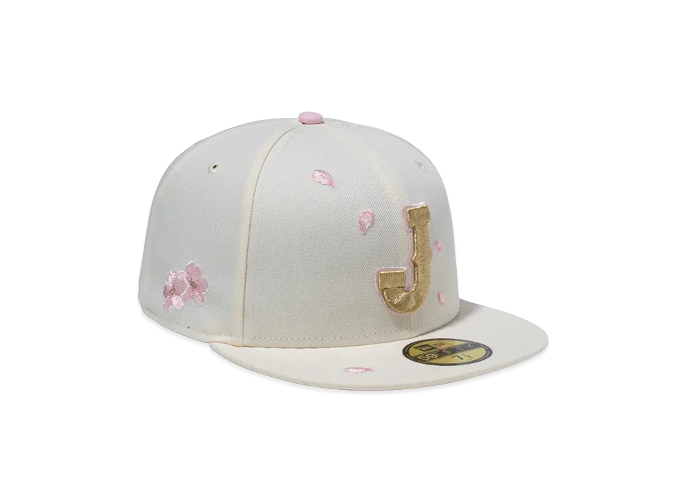 NEW ERA x THE CAP 59Fifty World Baseball Classic SAKURAFUBUKI "Chrome White"