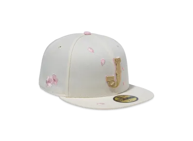 NEW ERA x THE CAP 59Fifty World Baseball Classic SAKURAFUBUKI "Chrome White"