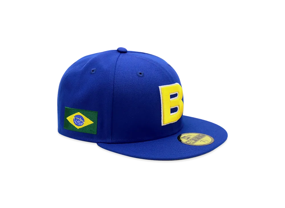 NEW ERA x THE CAP 59Fifty 2026 World Baseball Classic On-Field Brazil "Light Royal"