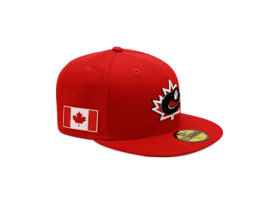 NEW ERA x THE CAP 59Fifty 2026 World Baseball Classic On-Field Canada "Scarlet"