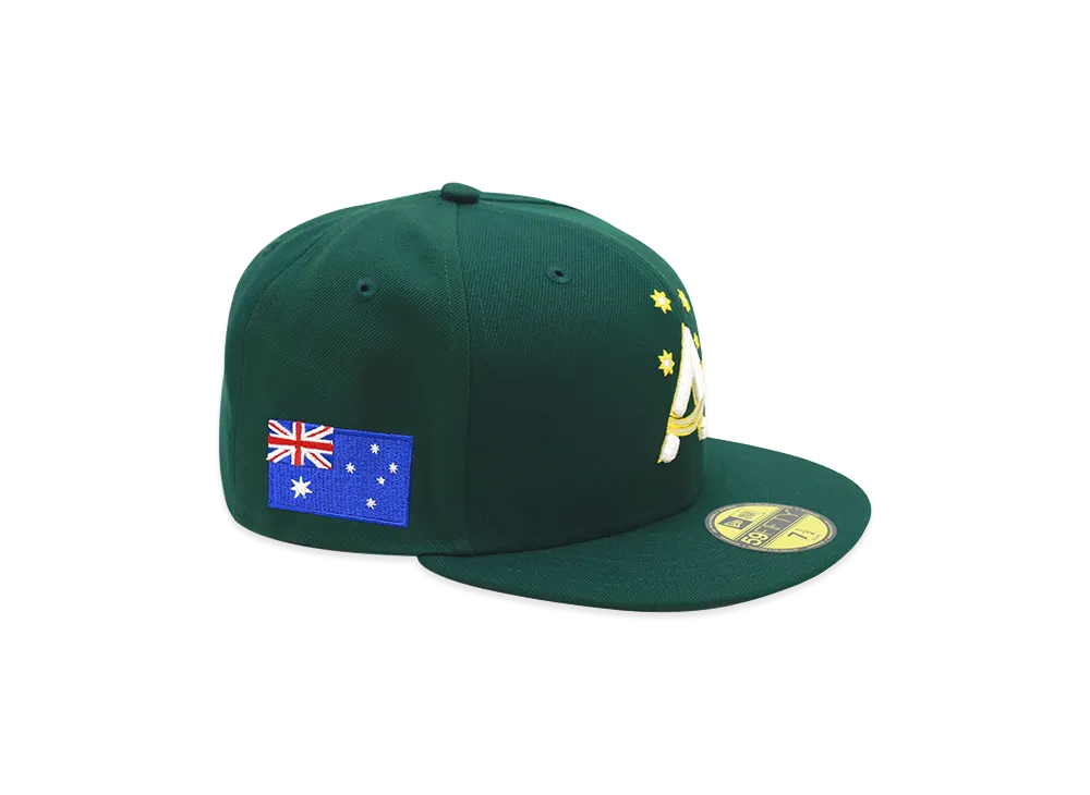 NEW ERA x THE CAP 59Fifty 2026 World Baseball Classic On-Field Australia "Dark Green"