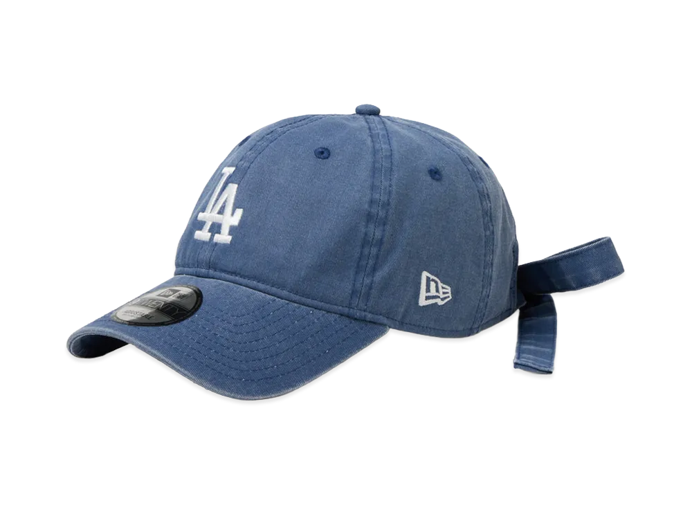 NEW ERA 9Twenty Black Label SS26 Los Angeles Dodgers Ribbon Strap "Italian Wash Navy"