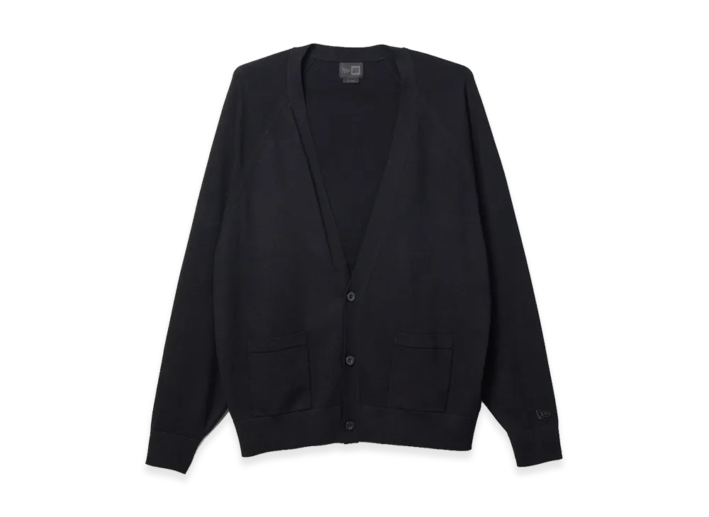 NEW ERA Knit Cardigan Black Label SS26 "Black"