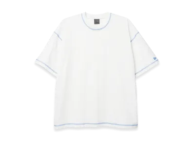 NEW ERA Short Sleeve Color Stitch T-shirt Black Label SS26 "White"