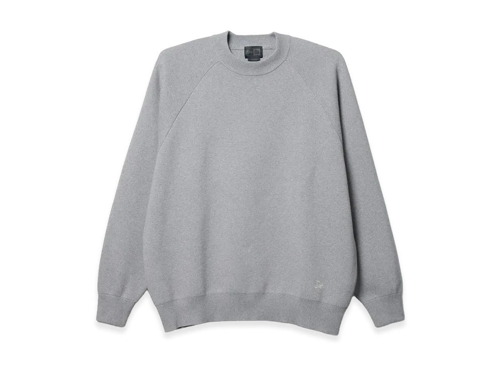NEW ERA Crew Neck Knit Milano Rib Black Label SS26 "Grey"