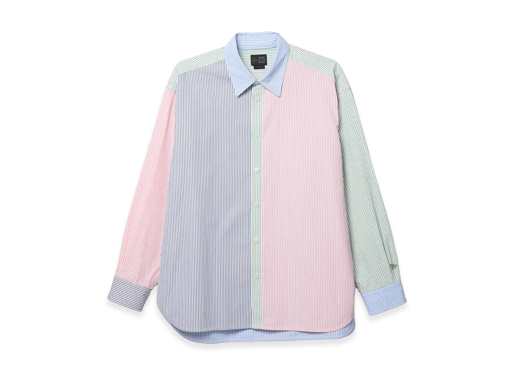 NEW ERA Long Sleeve Crazy Pattern Shirt Black Label SS26 "Green"