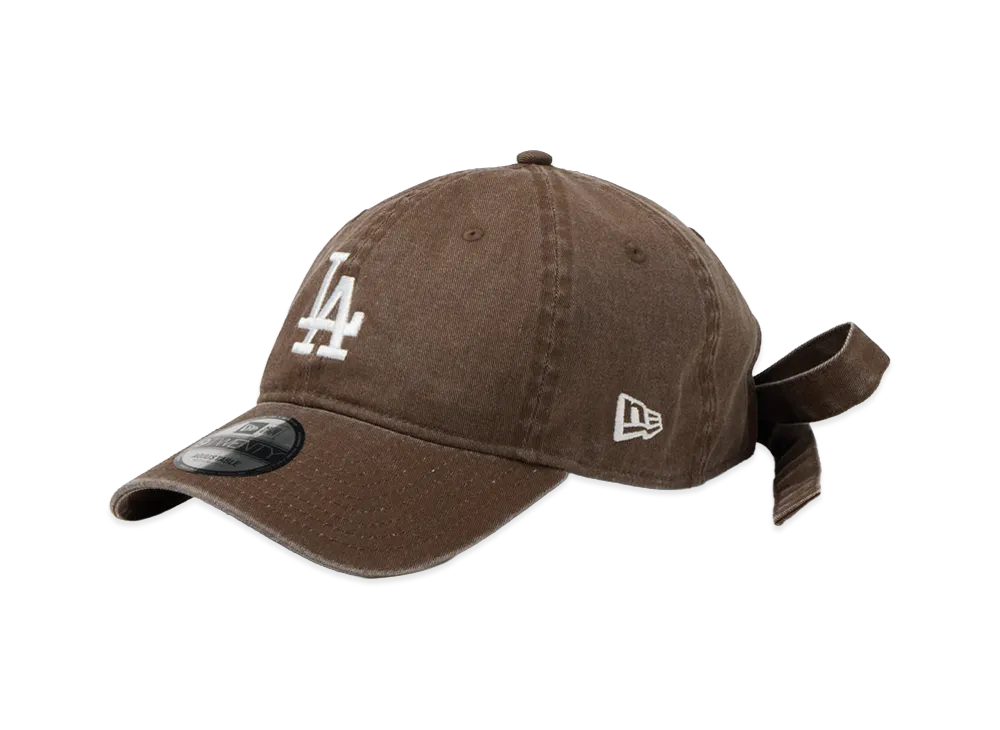 NEW ERA 9Twenty Black Label SS26 Los Angeles Dodgers Ribbon Strap "Italian Wash Brown"
