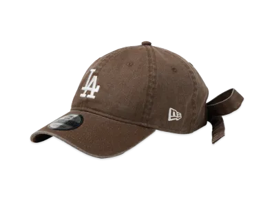 NEW ERA 9Twenty Black Label SS26 Los Angeles Dodgers Ribbon Strap "Italian Wash Brown"