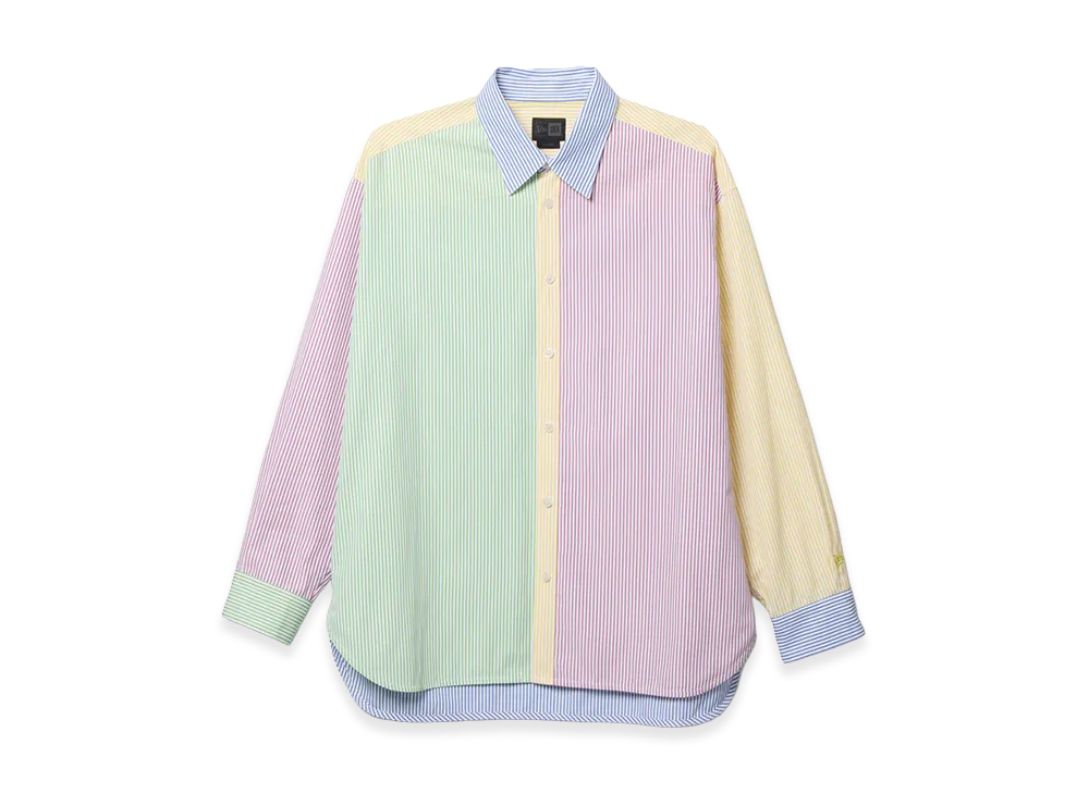 NEW ERA Long Sleeve Crazy Pattern Shirt Black Label SS26 "Yellow"