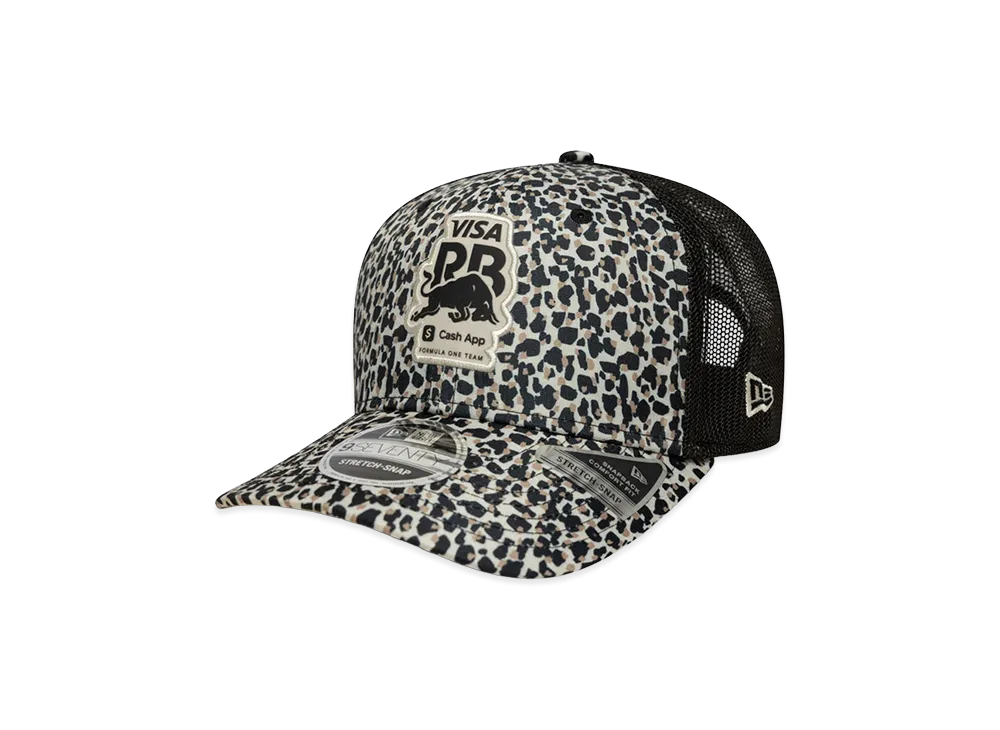 NEW ERA 9Seventy Stretch-snap Trucker Visa Cash App Racing Bulls F1 Team "Leopard Stone"