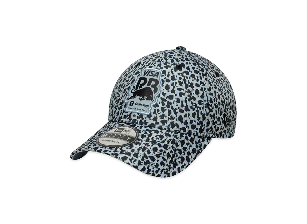 NEW ERA 9Forty M-crown Visa Cash App Racing Bulls F1 Team "Leopard Pastel Blue"