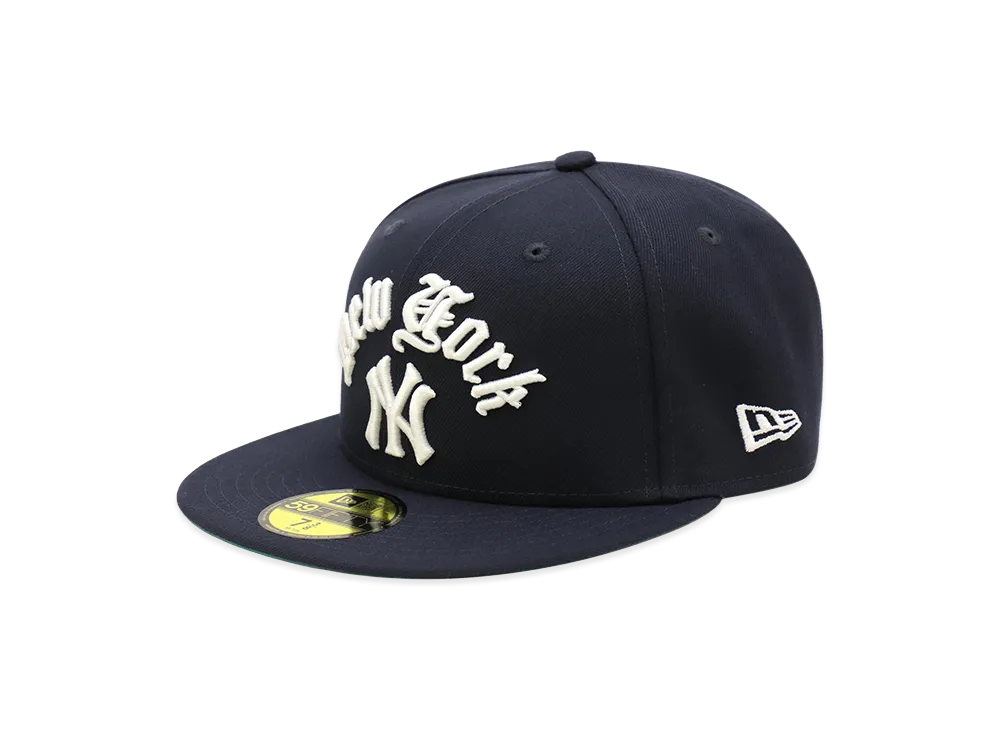 NEW ERA x THE CAP 59Fifty New York Yakees Brilliant Connect "Navy"