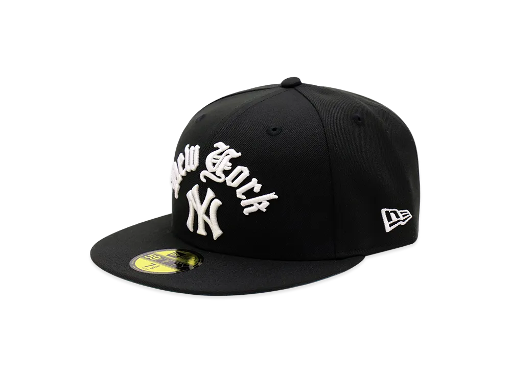 NEW ERA x THE CAP 59Fifty New York Yakees Brilliant Connect "Black"