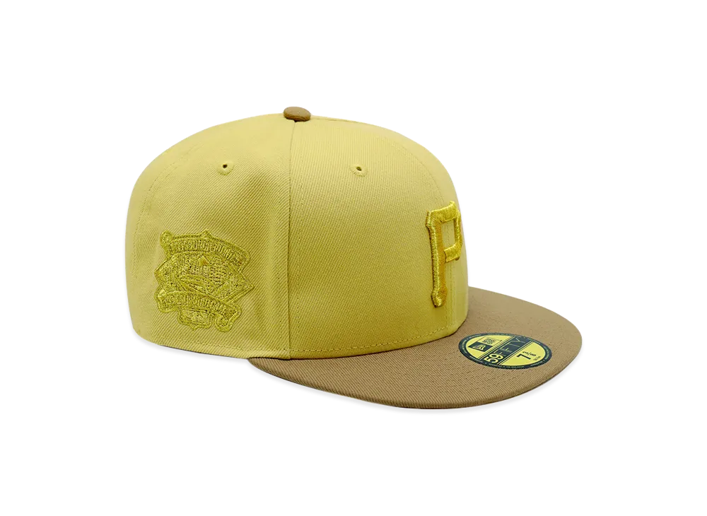 NEW ERA x THE CAP 59Fifty Wet-Sand Pittsburgh Pirates "Vegas Gold"
