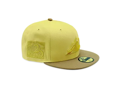 NEW ERA x THE CAP 59Fifty Wet-Sand Colorado Rockies "Vegas Gold"