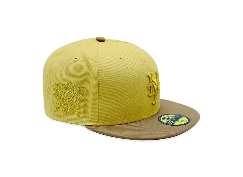 NEW ERA x THE CAP 59Fifty Wet-Sand New York Mets "Vegas Gold"