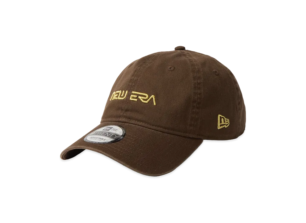 NEW ERA x Hajime Sorayama x MLB 9Twenty NE Logo Metallic "Walnut Gold"