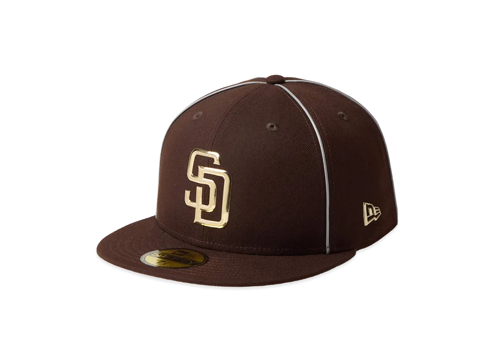NEW ERA x Hajime Sorayama x MLB 59Fifty TPU Logo San Diego Padres "Burnt Wood"