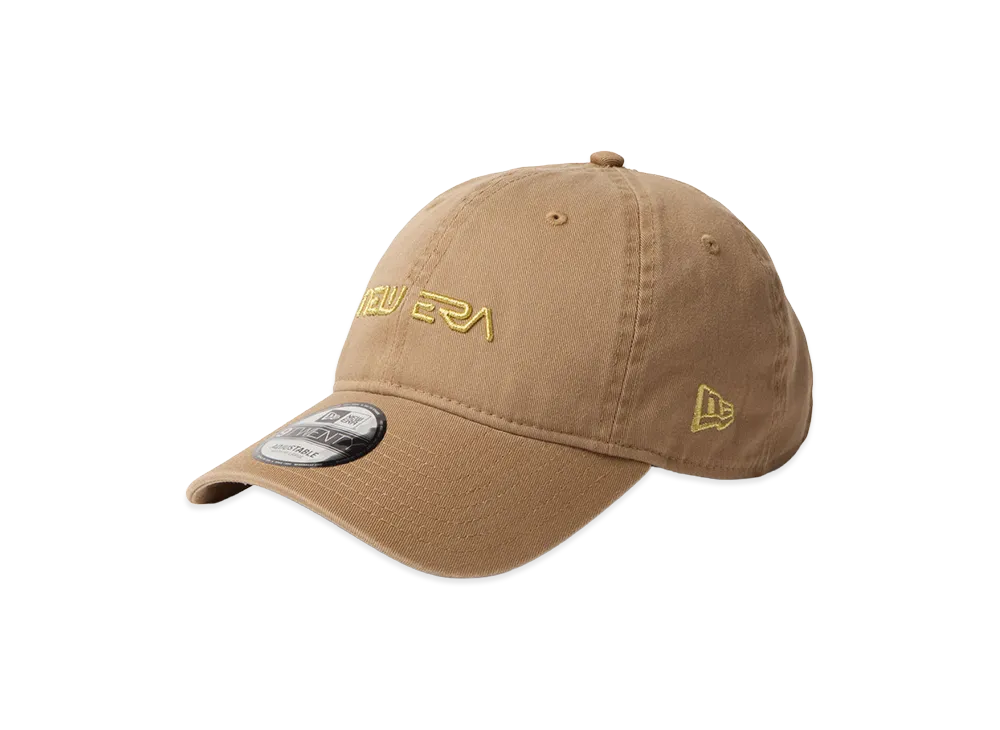 NEW ERA x Hajime Sorayama x MLB 9Twenty NE Logo Metallic "Khaki Gold"